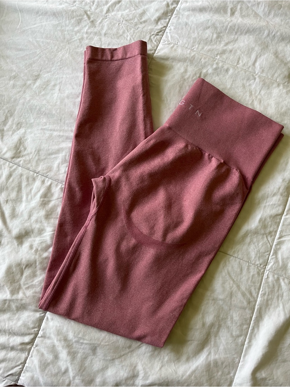NVGTN High-Waist Seamless Leggings - Dusty Rose